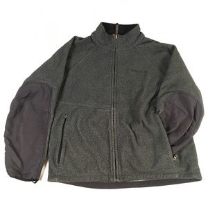 Marmot Gray Polartec Fleece Jacket